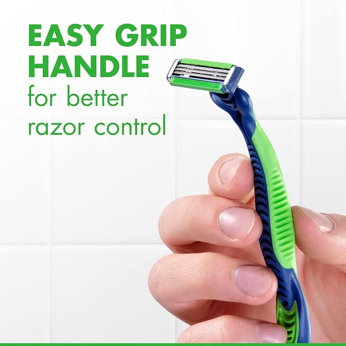 Gillette Sensor3 Sensitive Men's Disposable Razor, 12 Razors (Pack of 6)