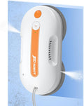 Lite Window Cleaning Robot,5300Pa Window Cleaner Robot with Pressured Wiping Dual Water Spray Close to the Border Wipe Edge Detection Intelligent Path Plan