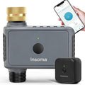 Insoma 1 Zone WiFi Water Timer with Brass Inlet, Smart Hose Timers with Hub Support 2.4GHz WiFi & Bluetooth, APP & Voice Control, Irrigation Timers with Rain Delay & Manual Watering for Yard, Lawn