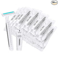 Disposable Razors in Bulk Pack of 120,Gray Bulk Razors Disposable Individually Wrapped Twin Blade Disposable Shaving Razors with Shaving Cream and Clear Cap Set for Homeless,Hotel,Charity,Travel