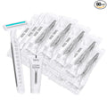 Disposable Razors in Bulk Pack of 60,Gray Bulk Razors Disposable Individually Wrapped Twin Blade Disposable Shaving Razors with Shaving Cream and Clear Cap Set for Homeless,Hotel,Charity,Travel
