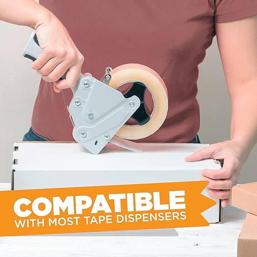 Tape King Clear Packing Tape - 60 Yards Per Roll (Pack of 6 Rolls) - Stronger & Thicker 2.7mil, Heavy Duty Adhesive Industrial Depot Tapes for Moving Packaging Shipping, Office & Storage