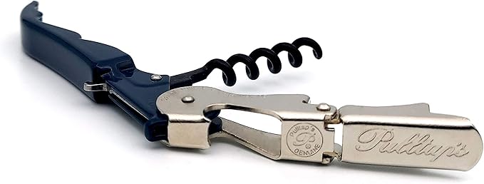 Pulltap's Genuine Slider 900 Waiter's Corkscrew – Double-Hinged Wine Key with Sliding Foil Cutter – Patented Design – Made in Spain – Azul Oscuro (Dark Blue)