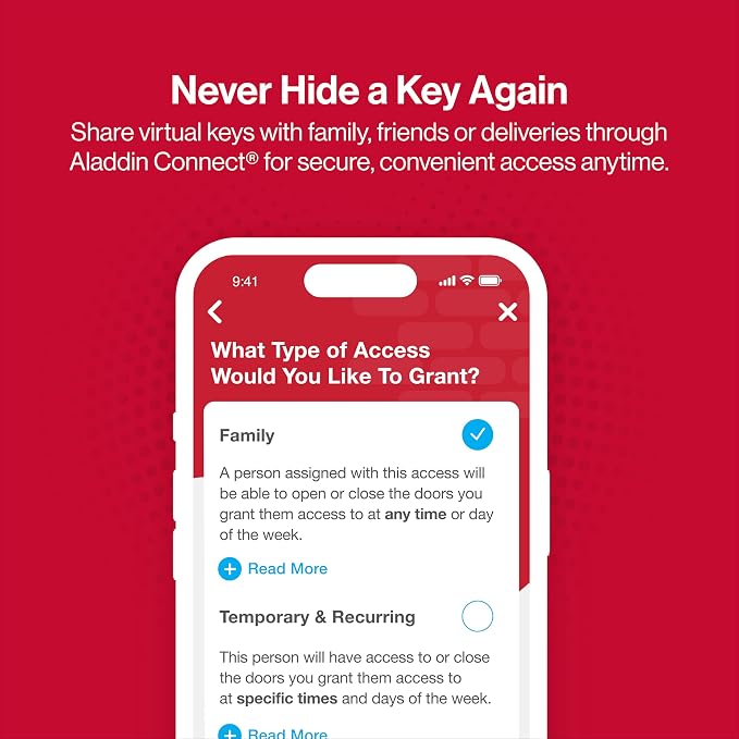 Genie Chain Drive 500 1/2 HPC Smart Garage Door Opener, Model 1135-VM | Aladdin Connect Wi-Fi, Durable Chain Drive, Smart Control from the App, Works with Alexa, for Residential Garage Doors