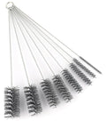 16 Inch Extra Long Pipe Cleaning Brush Set Abrasive Filament, 8 Piece Variety Pack for Removal of Rust, Corrosion, Paint, Etc.