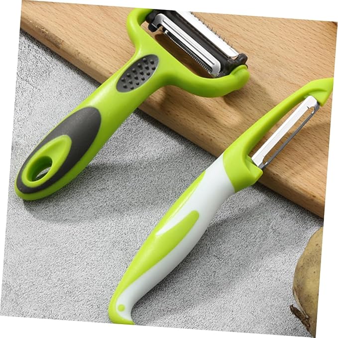 Cheese Grater, 2pcs Paring Peeler Vegetable Peeler Fruit Peeler Stainless Steel PeelerY