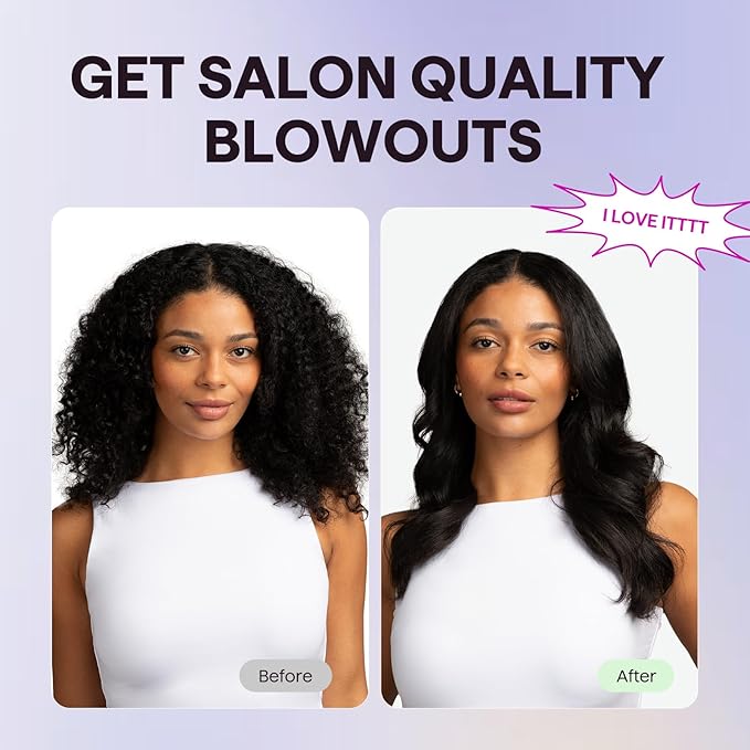 Wavytalk Thermal Brush, 1.5 Inch Blowout Express Ionic Heated Round Brush Creates Blowout Look Makes Hair Shinier & Smoother, Dual Voltage, Easy to Use (Green)