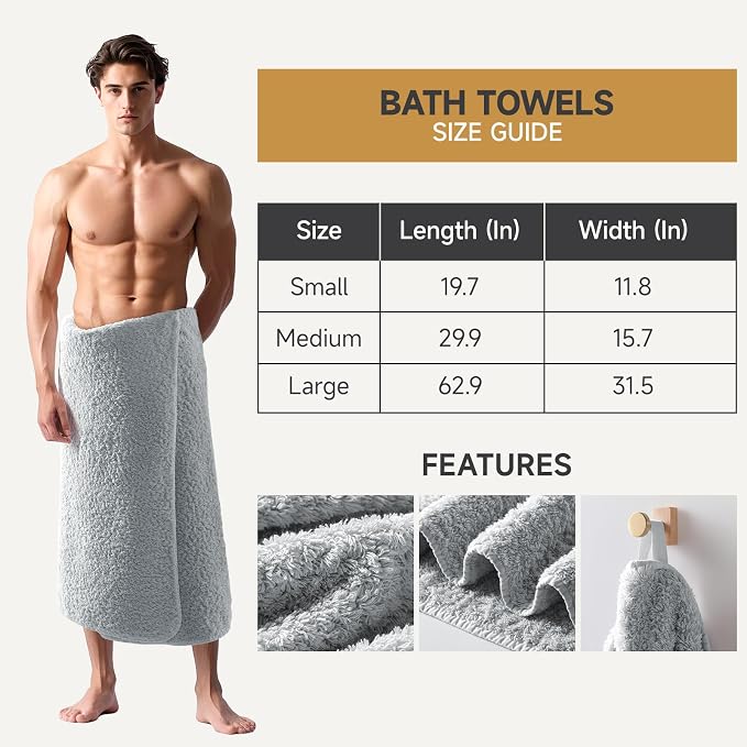 REDKISS Ultra-Plush Bath Towel Set - 900GSM Premium Thick Cotton for Bathroom & Spa, Super Absorbent Quick-Dry Bath Sheets with No Shedding (4-Piece Set for Adults, Luxury Hotel & Home Use)-Blue Lime