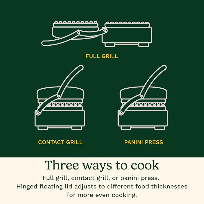 Cuisinart Griddler® Indoor Grill & Panini Press, Dishwasher-Safe Nonstick Cooking Plates, Stainless Steel, GR-11NAS