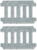 Fiber Mopping Cloths, Compatible For Liectroux ，Window Cleaning Robot,6pcs/pack