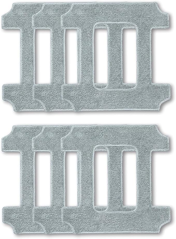 Fiber Mopping Cloths, Compatible For Liectroux ，Window Cleaning Robot,6pcs/pack