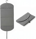 Foldable Hanging Ironing Board with Hook, 36x16 in, Gray | Wrinkle-Free Anywhere — Foldable Heat-Resistant Steamer Pad with Hook, 36x16", Portable for Home & Travel