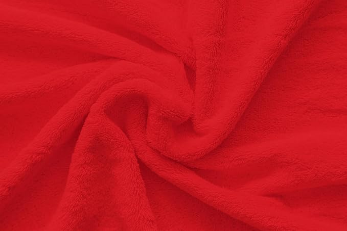 American Veteran Towel, Hand Towels for Bathroom Set of 4, 100% Cotton Turkish Hand Towel Sets, Soft Hand Face Towels, Red Hand Towels