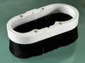 Clear Dust Shoe Dust Boot for CNC Router Milling Machine - 4"" vacuum port (Brush Ring Attachment)