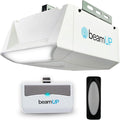Pacer BU50 Overhead Garage Door Opener with Heavy-Duty Chain Drive for Single or Double Doors, Wall Mount, and Remote Garage Opener Included, Quick and Easy Installation, White