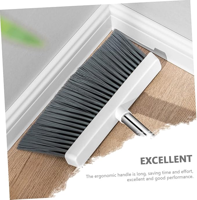 Ipetboom 1set Broom Dustpan Set Long Handle Broom Dustpan Floor Cleaning Tool Hair Cleaning Home Device