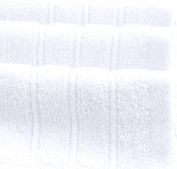 Tens Towels 4 Piece Extra Large Bath Towels 30 x 60 Inches, White | 100% Cotton, Larger & Lighter Weight, Quicker to Dry, Super Soft and Absorbent, Perfect for Bathroom