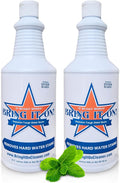 BRING IT ON! CLEANER 2 Pack 32 Oz Hard Water Stain Remover for Glass, Shower Door Cleaner, Soap Scum & Limescale Remover for Tile, Grout, Bathroom & Sink
