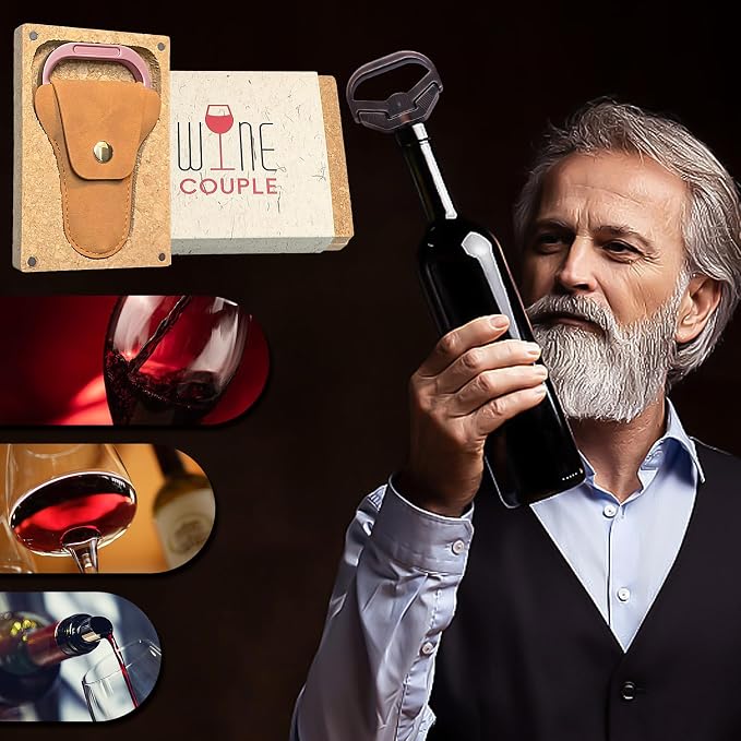 Ah So Wine Opener 3-in-1 Two Prong Cork Remover for Old Corks | Vintage cork saver,3-IN-1 versatility,heavy-duty steel,compact&portable,connoisseur's gift