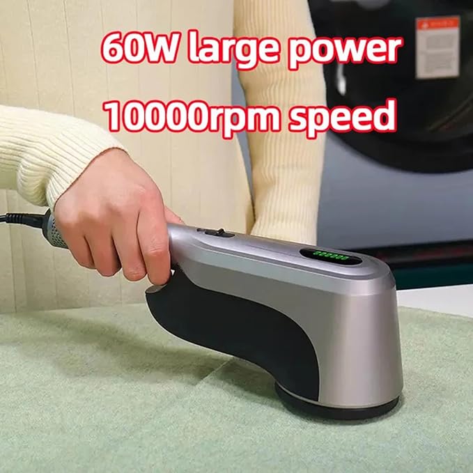 Fabric Shaver 60W Household Lint Remover Plug-in Clothes Ball Trimmer 2 Gears High Speed for Sweater Couch Carpet Garment Care and Lint Remover