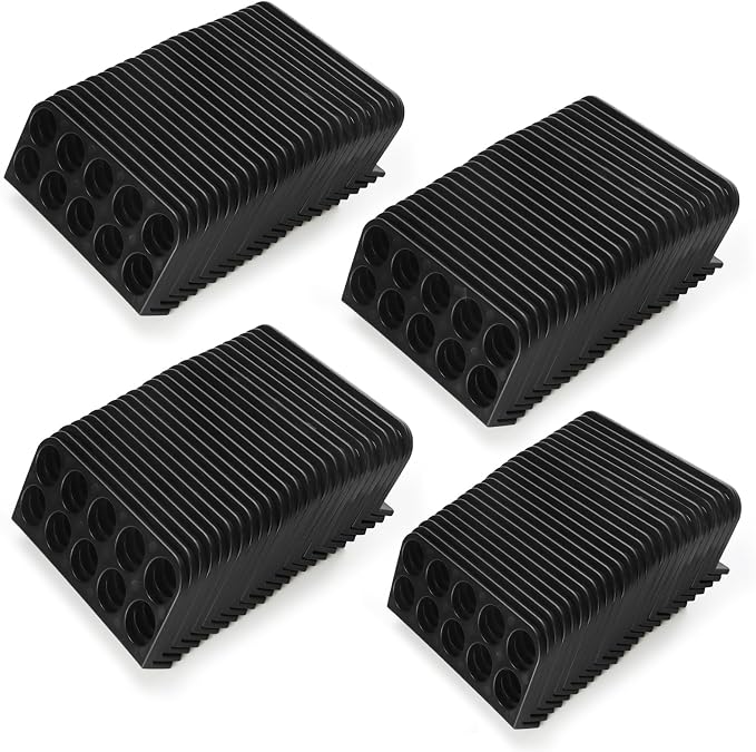 100Pack Cable Chase Wire Bracket, Cable Support Wire Bracket Holder for NMB Electrical Cord Organized Management,Labor&Time Saving,1" with 10 Hole Design