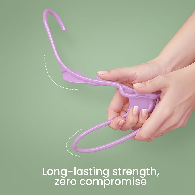Utopia Home Plastic Hangers 50 Pack – Space Saving Clothes Hanger Pink | Durable & strong | Closet organizer & storage | Ideal for apartments, dorms & stocking stuffers