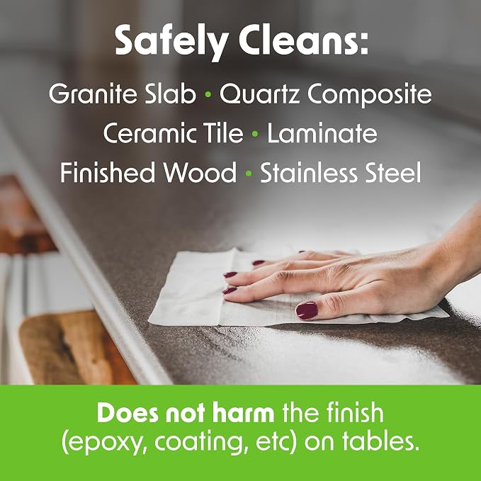 Wipex Table Bussers - Natural Table & Counter Turnover Cleaning Wipes with Vinegar, Propolis, Clove and Cinnamon Oil, 400 Count (4 Buckets, 1600 Wipes)