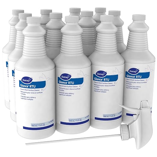 Diversey Glance Glass and MultiSurface Cleaner 32 oz, 12 Count