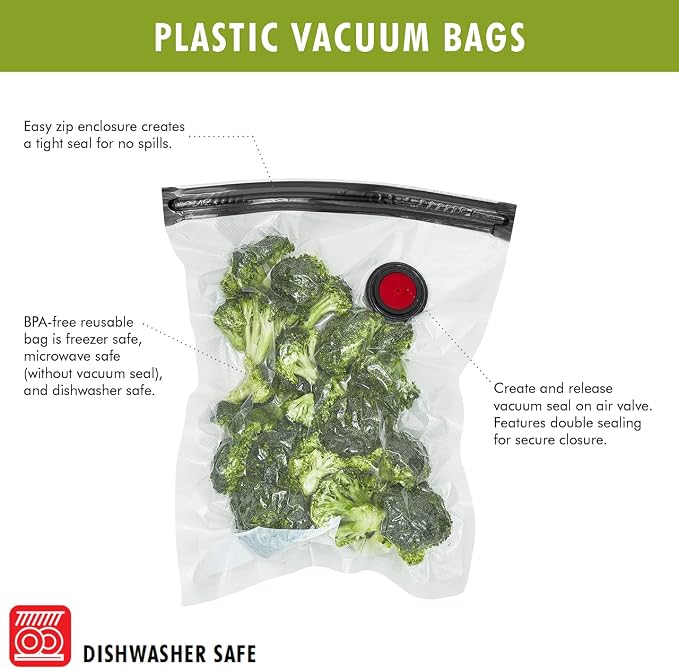 ZWILLING Fresh & Save 4-pc Vacuum Sealer Bag Starter Set