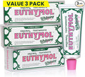 EUTHYMOL Whitening Toothpaste, Stain Removal in 2weeks | 3.7 floz*3 (3Pack) | Whitening Toothpaste for sensitive Gum & Teeth, Stain Removal in 2 Weeks, Bad Breath, Cavity Prevention, Aluminum Tube