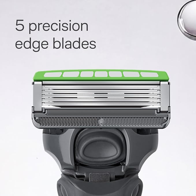 Schick Hydro Sensitive 5-Blade Razors for Men, 1 Handle & 17 Refills