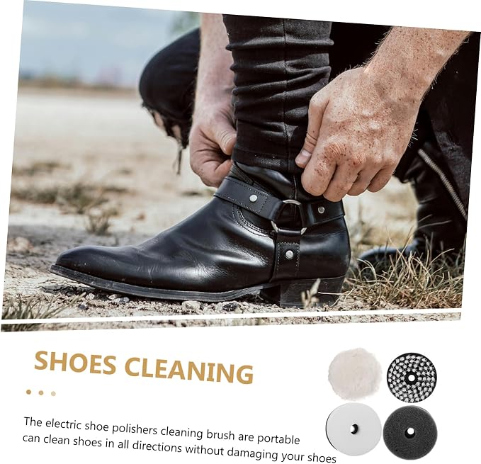 FRCOLOR 20pcs Leather Cleaning Brush Shoe Care Tools Shoe Polishing Kit Brush for Purse Cleaner Boot for Cleaning Mud