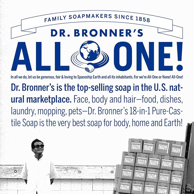 Dr. Bronner's Organic Shaving Soap– 3 Pack Variety, 7oz (Lavender, Tea Tree, Lemongrass)– Moisturizing Shave Soap for Men & Women– Certified Organic Sugar & Shikakai– For Face, Underarms & Legs