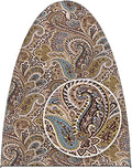Ironing Board Replacement Cover Fits Rowenta (Model IB4401 Chocolate Paisley Print)