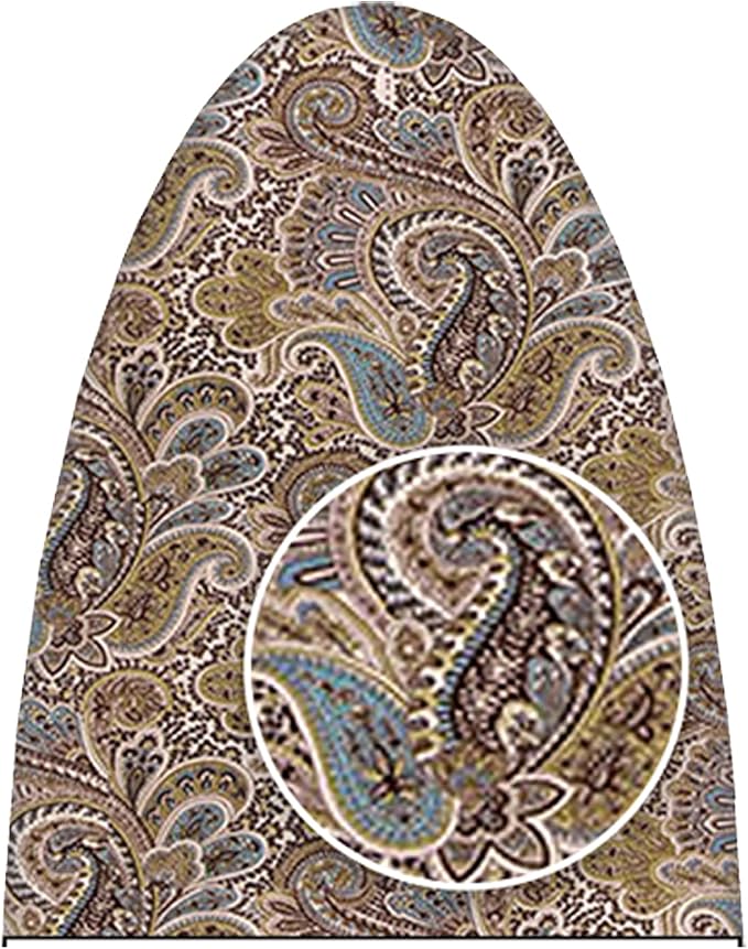 Ironing Board Replacement Cover Fits Rowenta (Model IB4401 Chocolate Paisley Print)