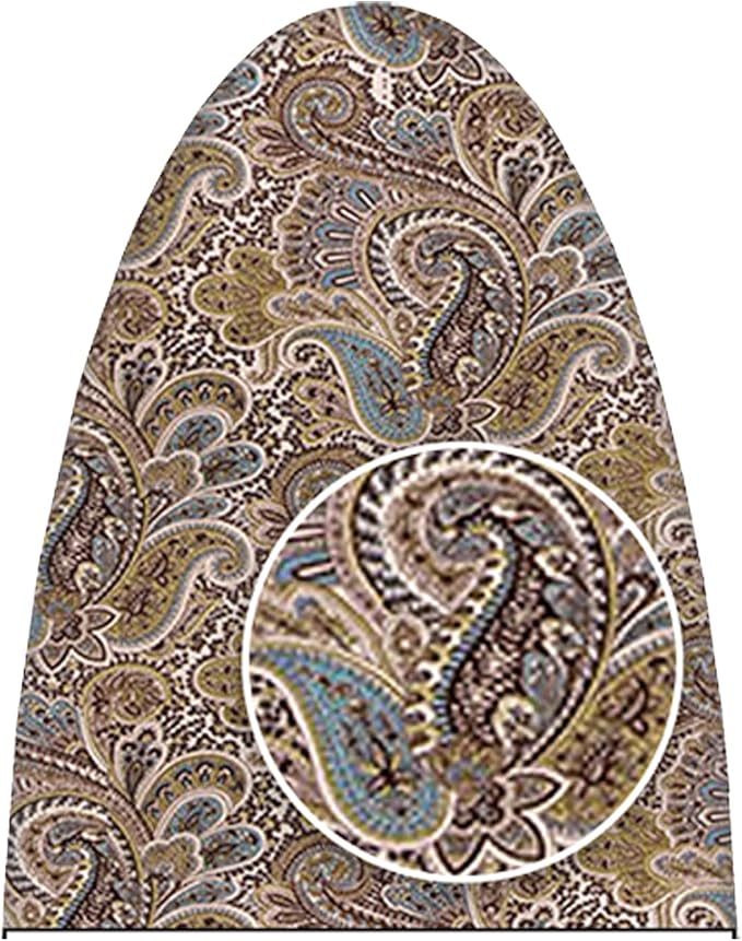 Ironing Board Replacement Cover Fits Rowenta (Model IB5100 Chocolate Paisley Print)