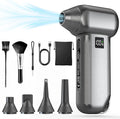 Electric Air Duster-150000RPM Super Power Turbo Fan with LED Display, 8000mAh Super Power Cordless Air Duster, 3-Gear Brushless Motor Blower, 5-in-1 Cleaning Kit for PC, Keyboard, Car, Outdoor