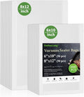 Vacuum Sealer Bags, 8"x12" and Pint 6"x10", 100 Pcs | Commercial Grade, BPA Free, Durable Customized Size, For Storage and Sous Vide Cooking, Puncture Prevention