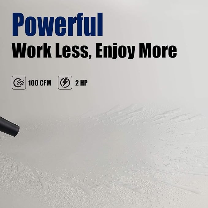 XPOWER A-5 Electric Air Duster for Dusting, Drying, Inflating, Blowing, Vacuuming, Car Detailing, Computer, Leaf Blowing, 100 CFM, 5 Nozzles + 2 Brushes, High Performance Motor, Eco-Friendly
