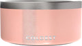 Coldest Dog Bowl - Anti Rust Metal, Non Slip, 3 Layers Insulated Stainless Steel Dog Bowls - Spill Proof & Heavy Duty - Water Bowl for Dogs, Cats, Dish Washer Safe (200 oz, Forever Pink Glitter)