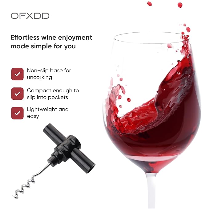 Camping Portable Corkscrew - Pack of 36 - Wine Bottle Opener - Travel Wine Corkscrew