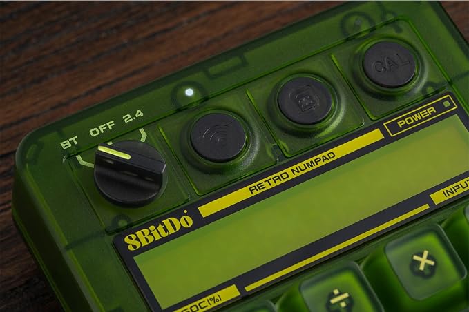 8BitDo Retro 18 Mechanical Numpad, Supports Calculator Mode, Bluetooth/2.4G/USB-C Numpad for Windows and Android - Xbox Edition