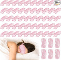 Newcotte 50 Pcs Silk Sleep Eye Mask for Sleeping Adjustable Elastic Strap Blackout Smooth Soft Eye Covers No Pressure Sleep Mask for Women and Men Comfortable Blindfolds(Pink)