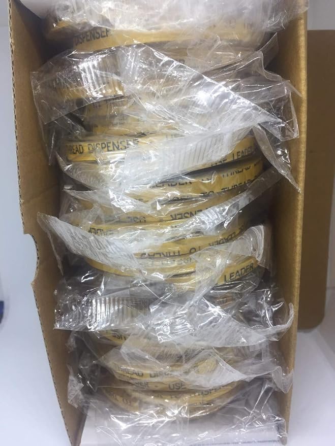 ATG Transfer Gun Double Side Refill Tapes, Reverse Wound Adhesive Transfer Tape Acid Free Gold Paper Liner ATG-7502, 1/4" X 36YD X Pack of 6