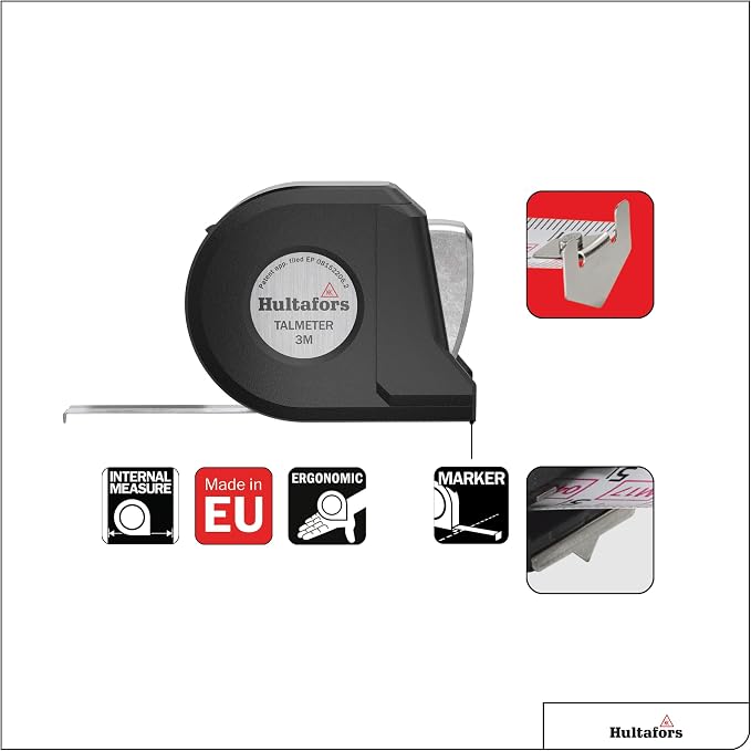Hultafors Talmeter Marking Measure Tape 3M 16Mm