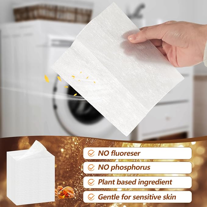 600 Count Dryer Sheets Bulk Fabric Softener Amber Vanilla Scent Dryer Sheets Naturally Softens and Removes Static Cling, Ideal for Large Households, Sensitive Skin
