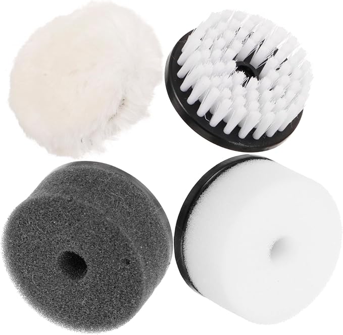 Veemoon 3sets 4pcs Shoe Cleaning Kit Polishing Brushes Electric Shoe Polisher Replacement Durable Brush for and Maintenance 4pcs*3