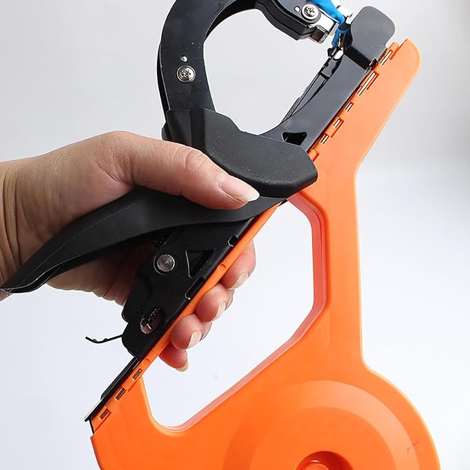 Plant Tying Machine Plant Tying Tool Garden Tape Gun Plant Tie Machine Tie Up Plant Tying Machine Plant Strapping Machine Garden Agricultural Tools for Grape Tomato Cucumber Vine, Orange