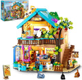 INSOON City Pet Shop Building Set with Lights for Adults Kids Boys Girls 8+ | 1431 PCS Cozy Pet Construction Toy with Cats Dogs, Cute Animal Store Miniature House Model Building Block Kit for Home Decor