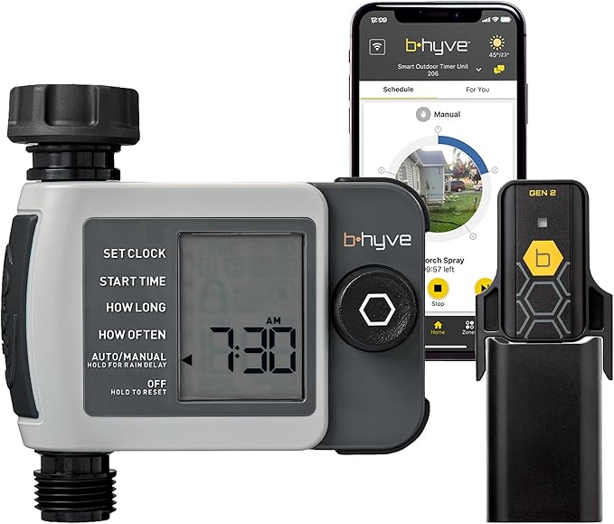 Orbit 24516 B-hyve XD 1-Port Smart Hose Watering Timer with Wi-Fi Hub